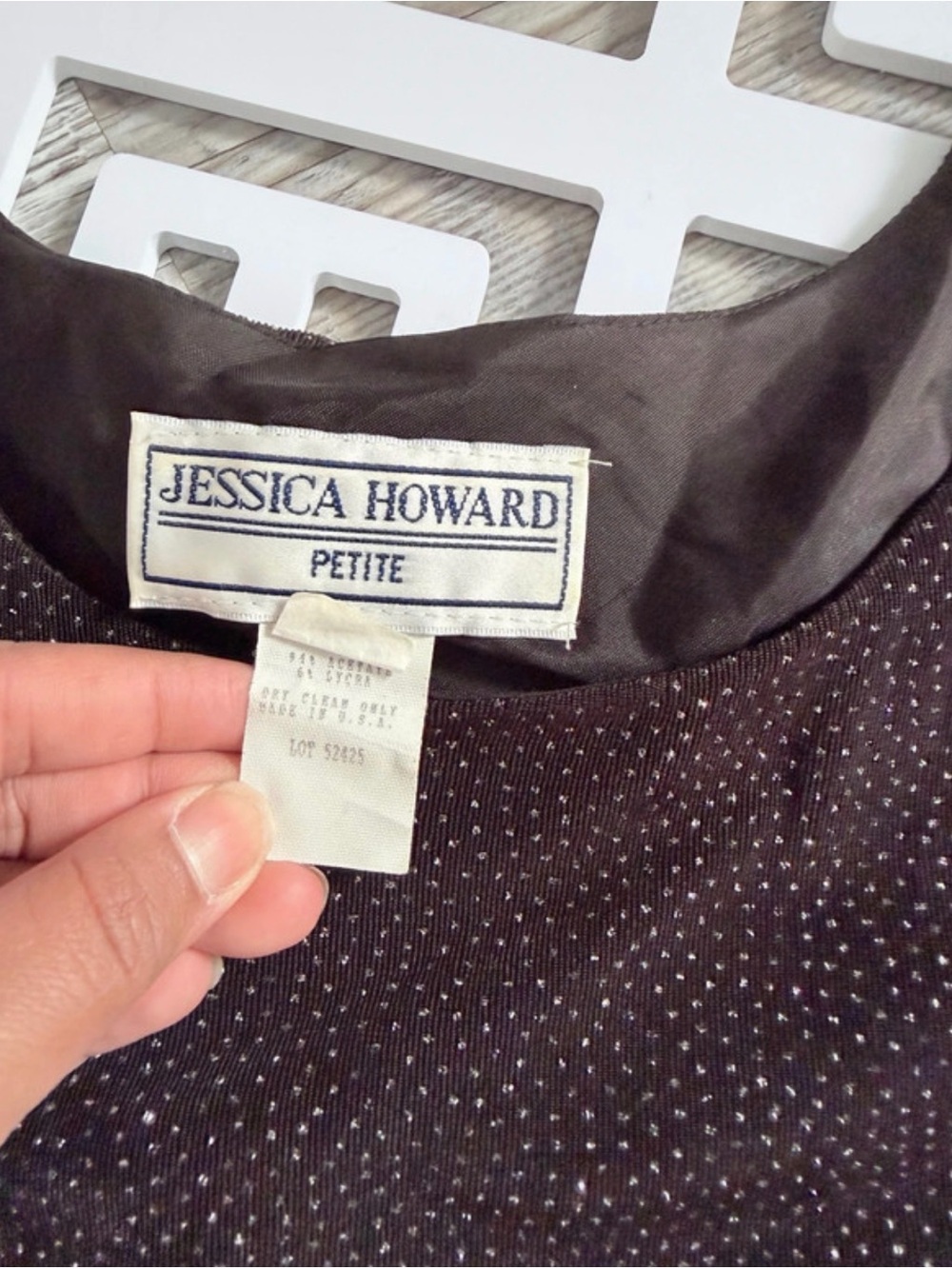 Vintage Dress With Shoulder Pads